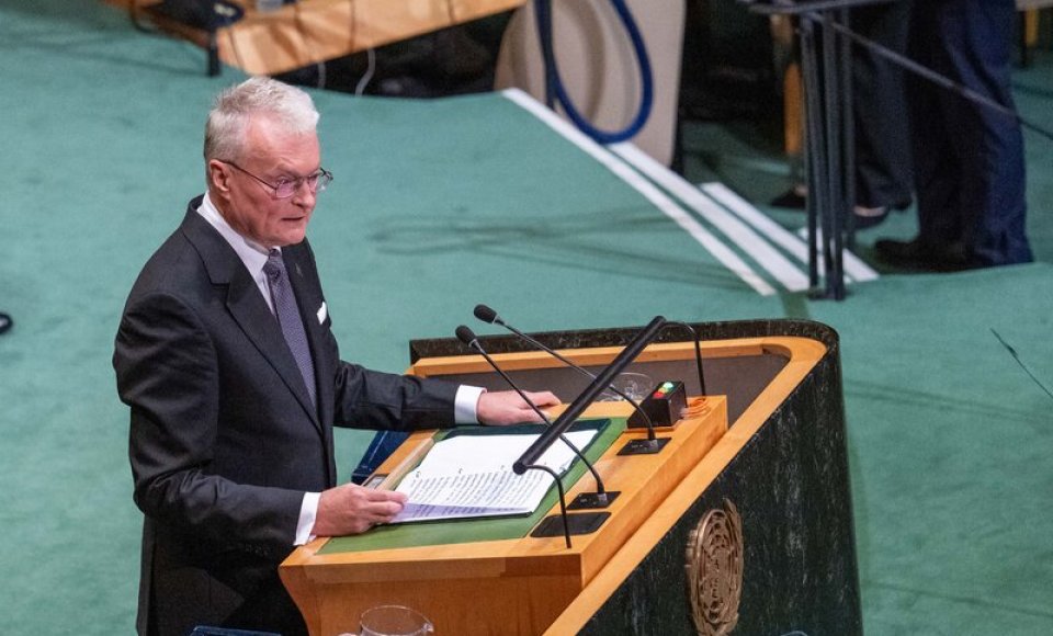 Lietuvos Respublikos Prezidento Gitano Nausėdos kalba Jungtinių Tautų Generalinėje Asamblėjoje